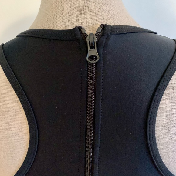 NWOT 1 pc black with mesh bathing suit - Picture 7 of 8